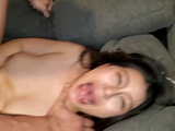 Asian Hotwife Cuckold Hubby Rough Threesome