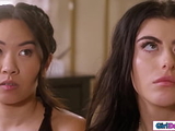 Are you teen babysitters ready for your strapon punishment?