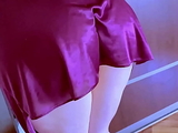 I found my stepmom in a nightgown and no panties, she must have been looking for something, but it made me horny and I fucked her pussy